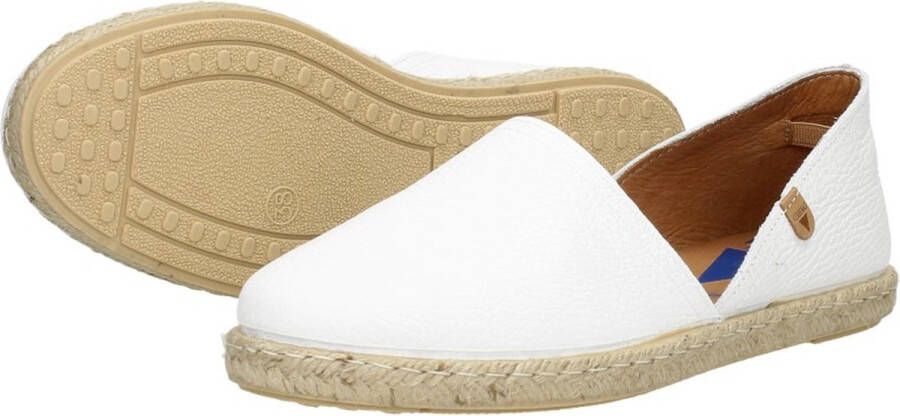 Verbenas Carmen dames espadrille Wit