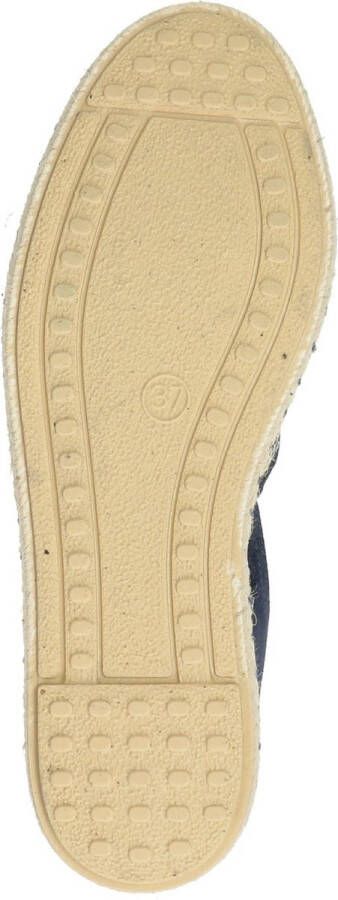 Verbenas Carmen dames espadrilles. Blauw