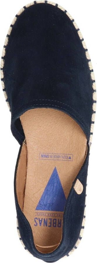 Verbenas Carmen dames espadrilles. Blauw