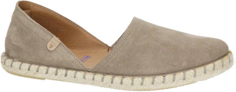 Verbenas Carmen dames espadrilles. Taupe