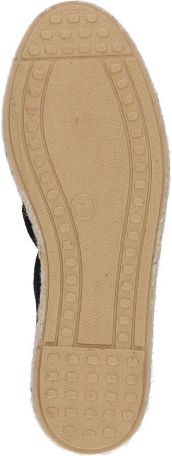 Verbenas Carmen dames espadrilles. Zwart