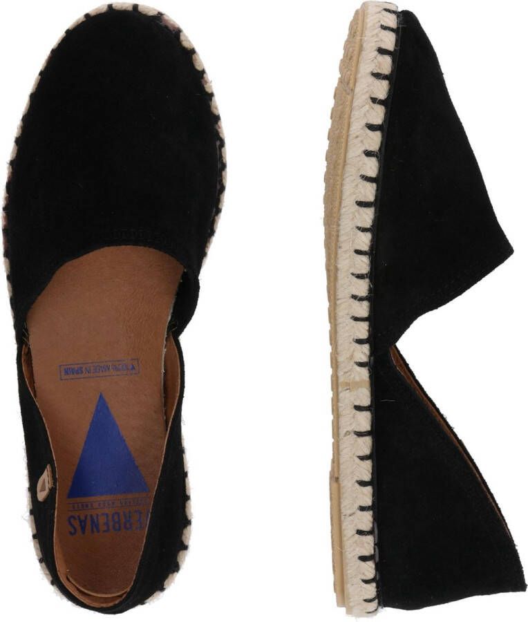 Verbenas Carmen dames espadrilles. Zwart