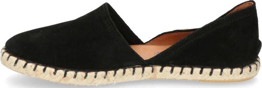 Verbenas Carmen dames espadrilles. Zwart