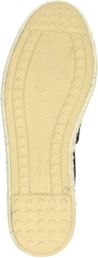 Verbenas Carmen dames espadrilles. Zwart