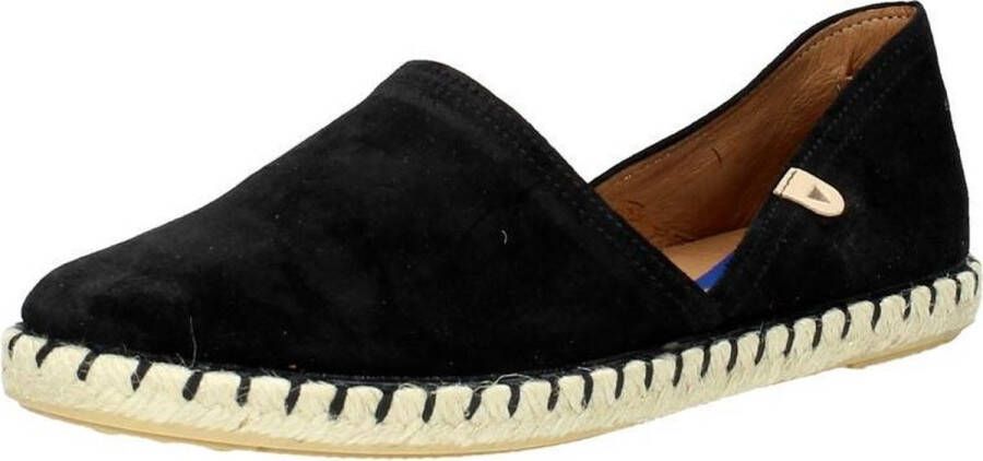 Verbenas Carmen dames espadrilles. Zwart