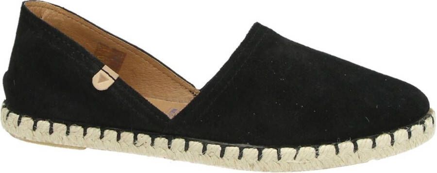 Verbenas Carmen dames espadrilles. Zwart