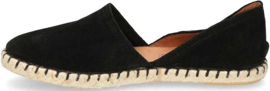 Verbenas Carmen dames espadrilles. Zwart