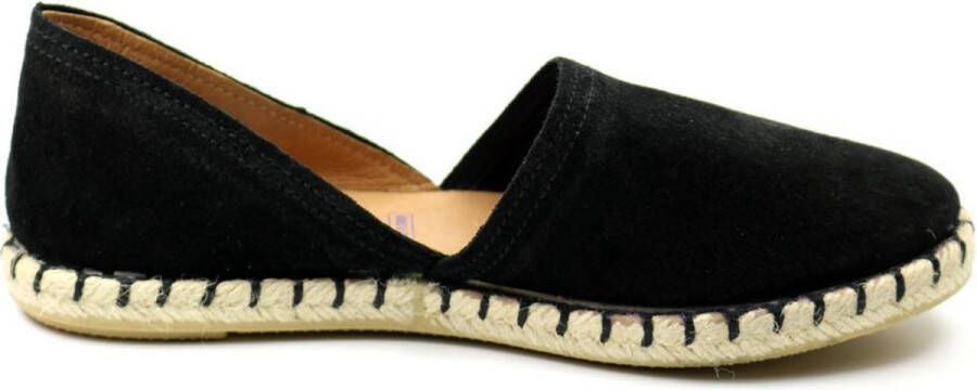 Verbenas Carmen dames espadrilles. Zwart