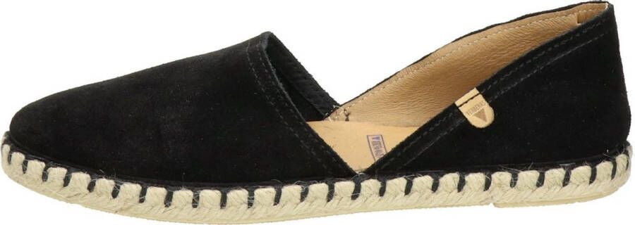 Verbenas Carmen dames espadrilles. Zwart