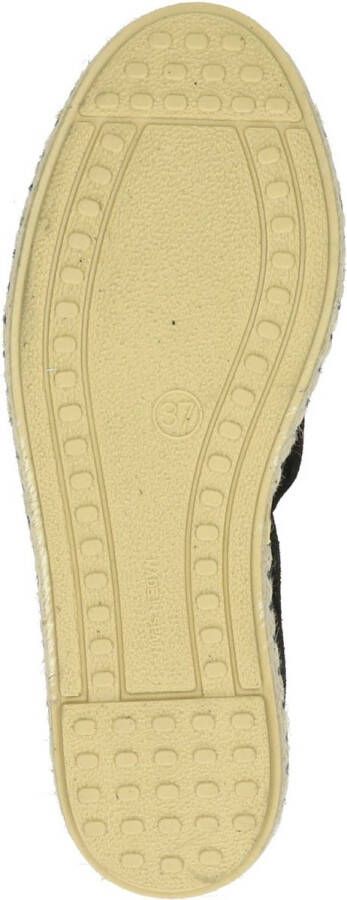 Verbenas Carmen dames espadrilles. Zwart