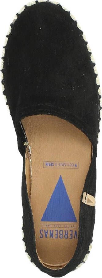 Verbenas Carmen dames espadrilles. Zwart