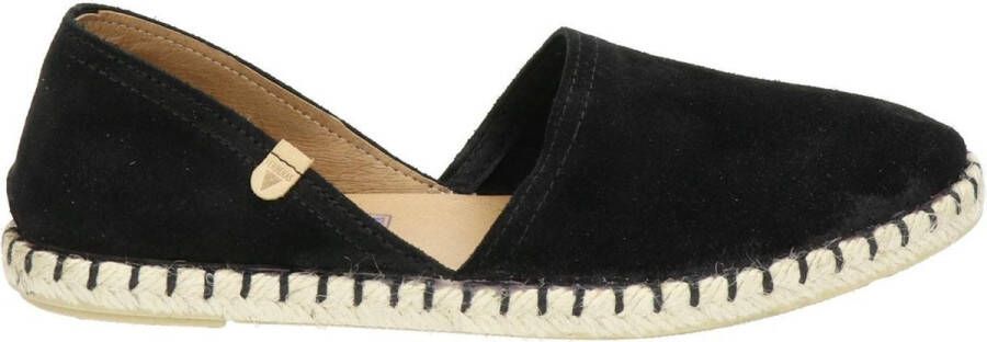 Verbenas Carmen dames espadrilles. Zwart