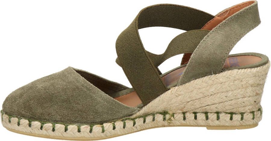 Verbenas Mila dames espadrille Kaki