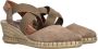 Verbenas Mila Espadrilles Dames Taupe - Thumbnail 5