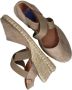 Verbenas Mila Espadrilles Dames Taupe - Thumbnail 13