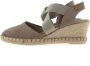 Verbenas Mila Espadrilles Dames Taupe - Thumbnail 7