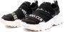 Versace Jeans Couture Logo Elastische Sportieve Sneakers Zwart Black Heren - Thumbnail 2