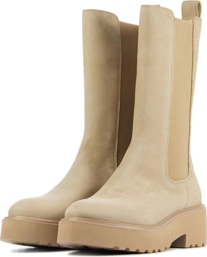 VIA VAI Bobbi Matt Chelsea boots dames Enkellaarsjes dames Beige