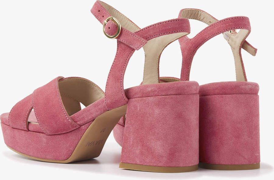 VIA VAI Cassia Six Roze Suede Sandalen met hak Dames - Foto 8