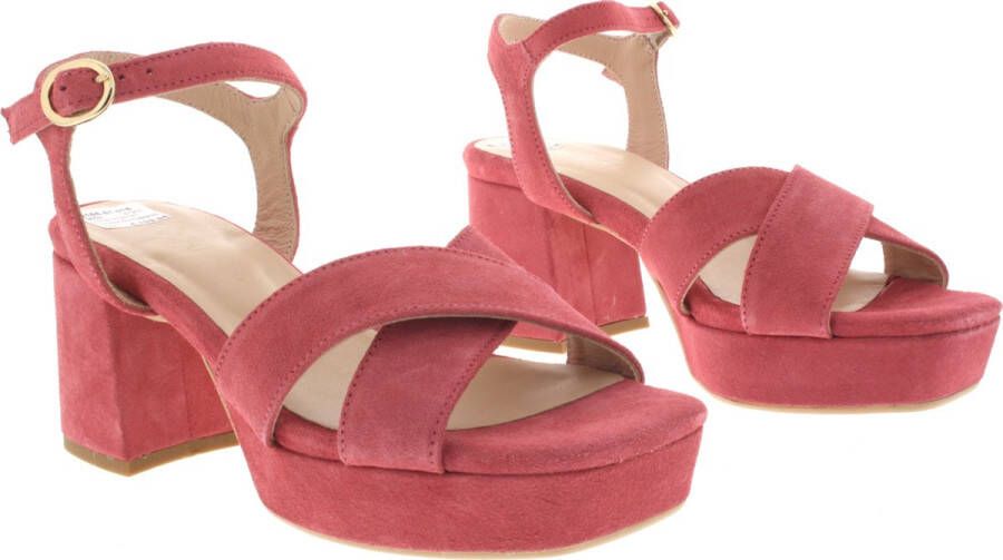 VIA VAI Cassia Six Roze Suede Sandalen met hak Dames - Foto 15