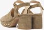 VIA VAI Iris North Sandalen Met Hak Beige Groen - Thumbnail 3