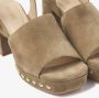 VIA VAI Iris North Sandalen Met Hak Beige Groen - Thumbnail 4