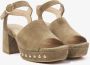 VIA VAI Iris North Sandalen Met Hak Beige Groen - Thumbnail 5