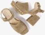 VIA VAI Iris North Sandalen Met Hak Beige Groen - Thumbnail 6