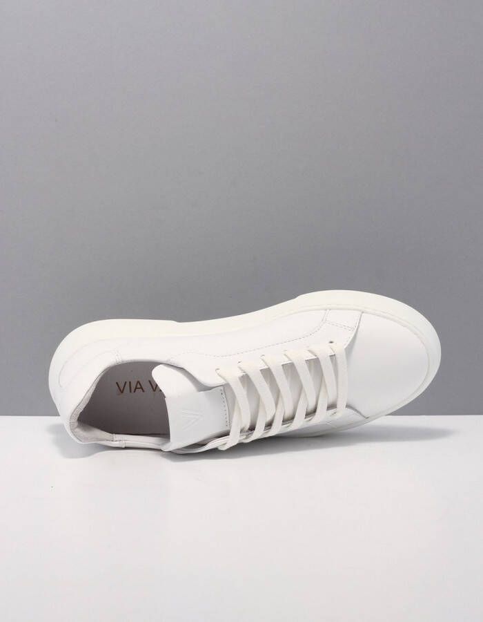 VIA VAI Juno Uni Sneakers Leer Wit