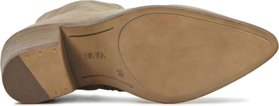 VIA VAI Kailee Creek Enkellaarsjes dames Beige