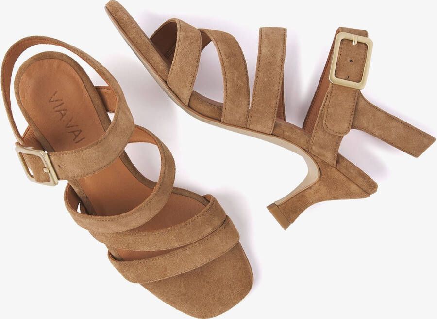 Via vai 60001 Lara Parker 02-308 Cognac Sandalen - Foto 11