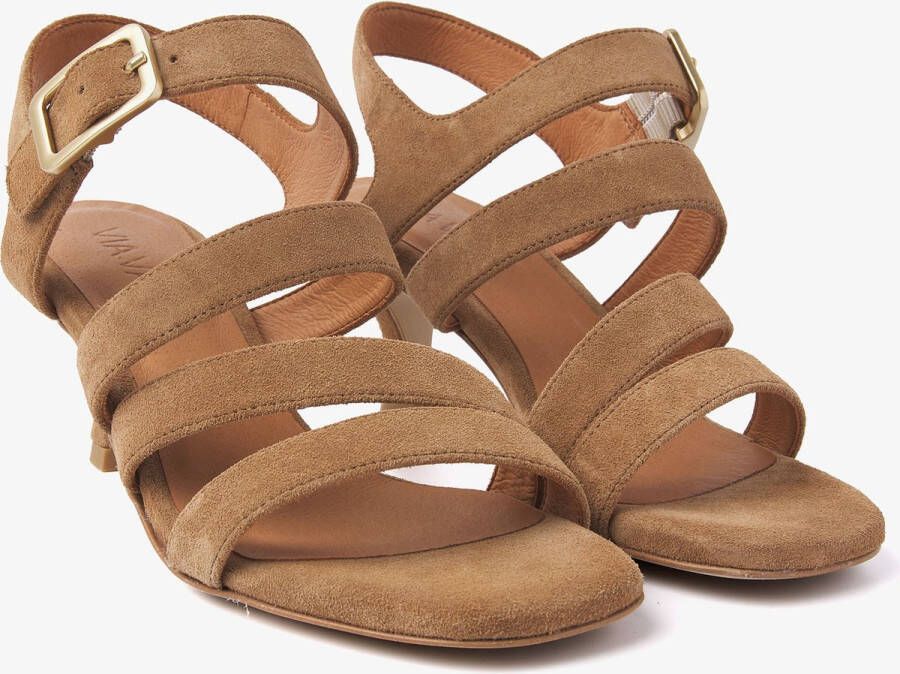 VIA VAI Lara Parker Sandalen Met Hak Cognac