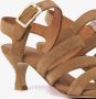 VIA VAI Sandalen Dames Lara Maat: 41 Materiaal: Suède Kleur: Cognac - Thumbnail 10