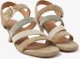 Via vai 60001 Lara Parker 01-525 Beige Sandalen - Thumbnail 3