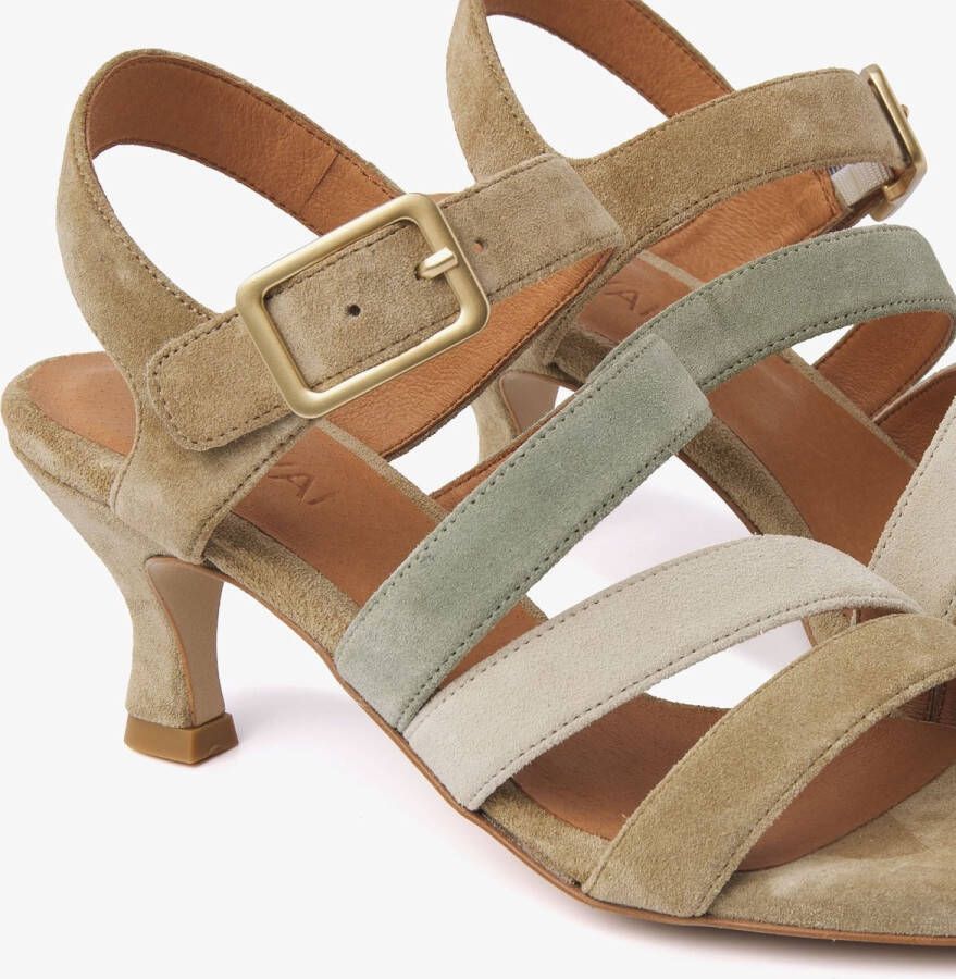 VIA VAI Lara Parker Sandalen Met Hak Groen