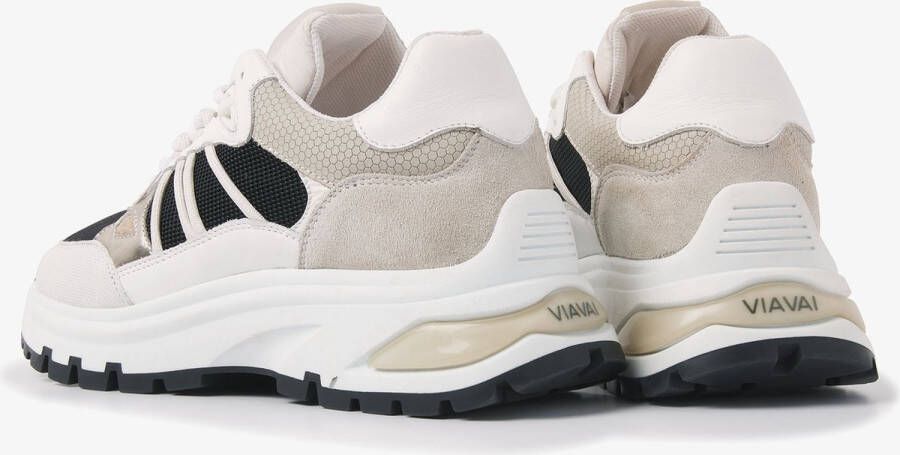 VIA VAI Liz Dae Sneakers Beige Zwart