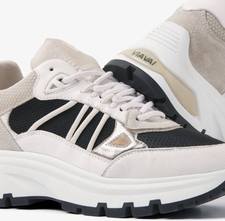 VIA VAI Liz Dae Sneakers Beige Zwart