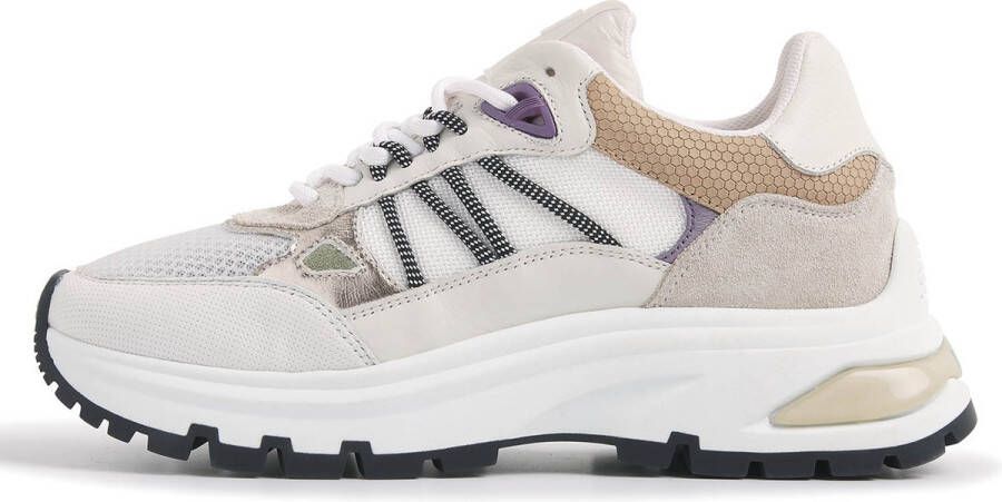 VIA VAI Liz Dae Sneakers Wit Beige