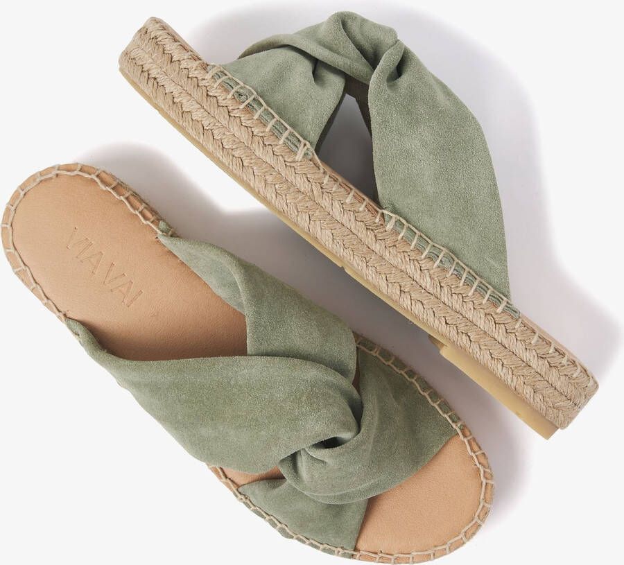 VIA VAI Mondi Luz Espadrilles Groen