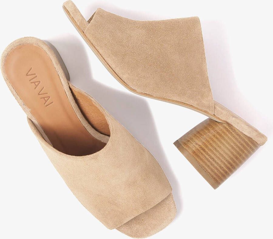 VIA VAI Polly Harper Sandalen Met Hak Beige