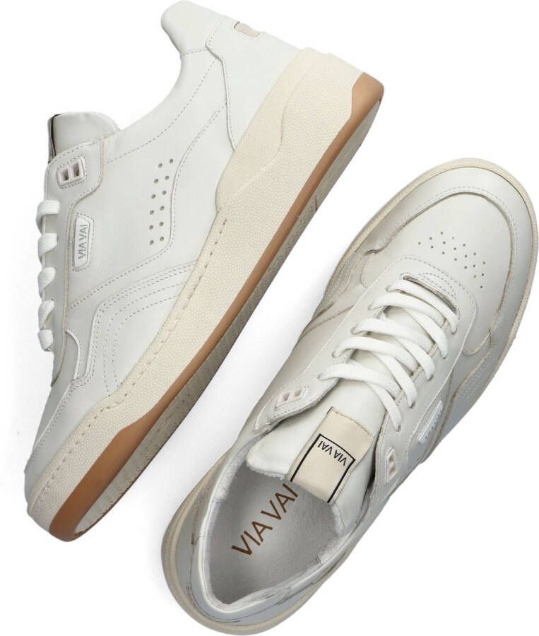 VIA VAI Sam Hudson Sneakers Leer Beige