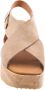 VIA VAI Sissel Raise | suède sleehak sandalen Beige Suede Sandalen met hak Dames - Thumbnail 11