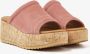 VIA VAI Sissel Ryde Sandalen Met Sleehak Roze - Thumbnail 9