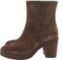 VIA VAI Taara Jade Sierra Farro Bruin Suede Enkellaars met hak Dames - Thumbnail 9