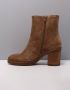 VIA VAI Taara Jade Sierra Farro Bruin Suede Enkellaars met hak Dames - Thumbnail 14