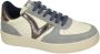 Victoria Metallic Splitleren Sneakers voor Vrouwen Blauw Dames - Thumbnail 3