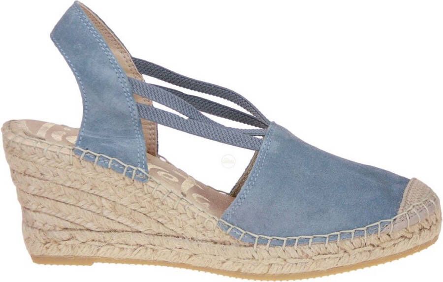 Vidorreta Blauw Espadrilles Openhiel - Foto 2