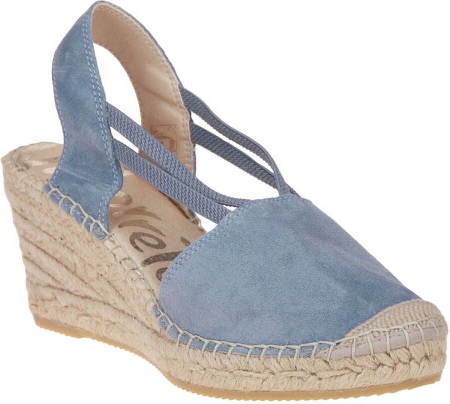 Vidorreta Blauw Espadrilles Openhiel - Foto 3