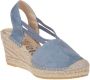 Vidorreta Blauw Espadrilles Openhiel - Thumbnail 3