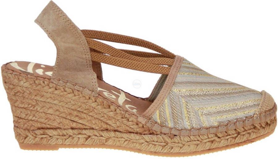 Vidorreta Vidoretta Gouden Espadrilles Openhiel